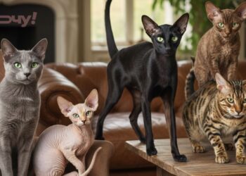 Забудьте о шерсти на одежде и диванах: 6 пород кошек, которые практически не линяют