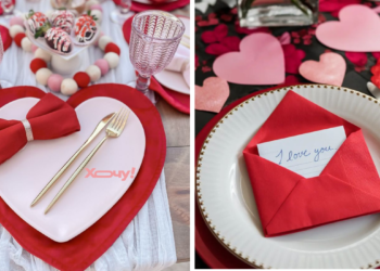 Красиво и просто! Складываем салфетки для романтического ужина ко Дню святого Валентина — подборка мастер-классов (ВИДЕО)