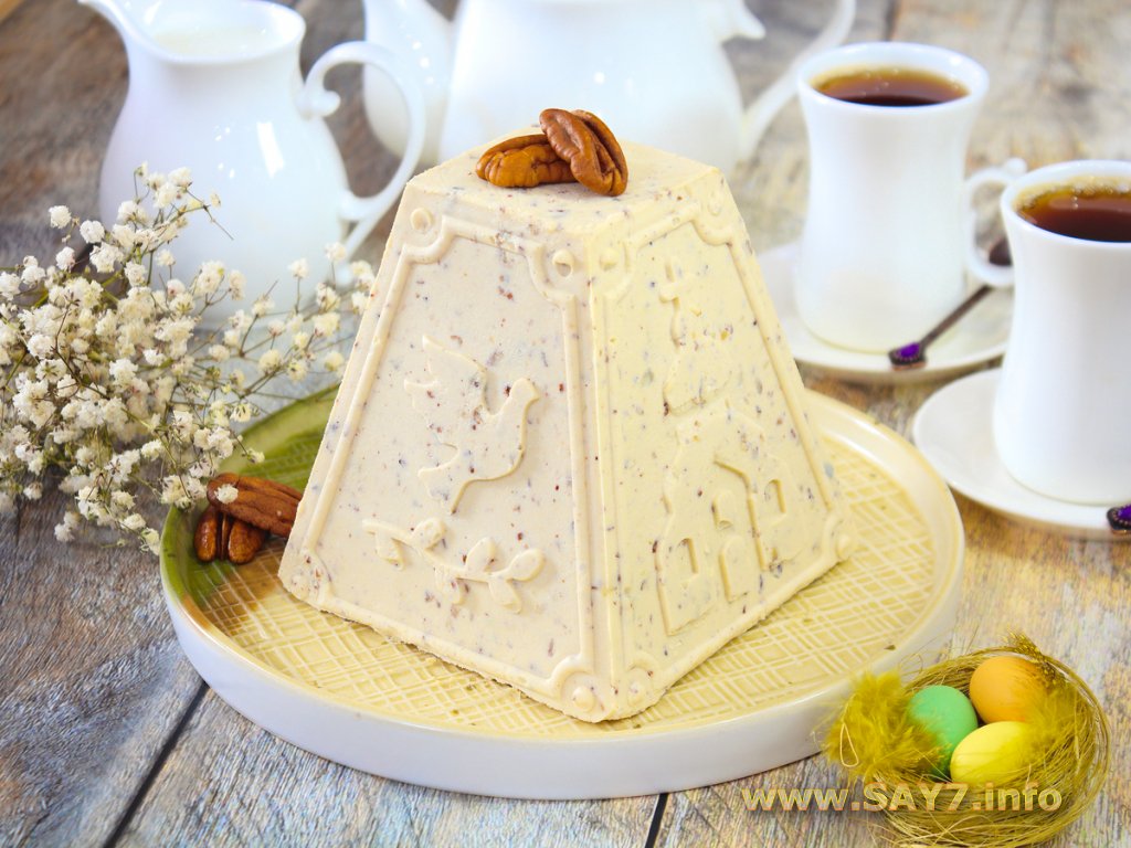Карамельная пасха с пеканом