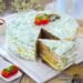 Торт из куриной печени с грибами