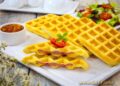 Вафли с ветчиной и сыром