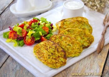 Оладьи из кабачков и картофеля