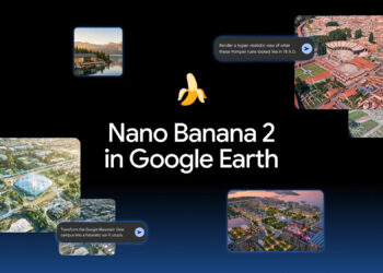 Nano Banana з’явився у Google Earth для генерації ШІ-візуалізацій