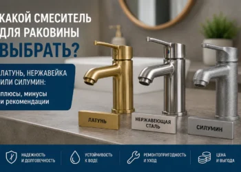 Латунь, нержавейка или силумин: какой смеситель для раковины выбрать